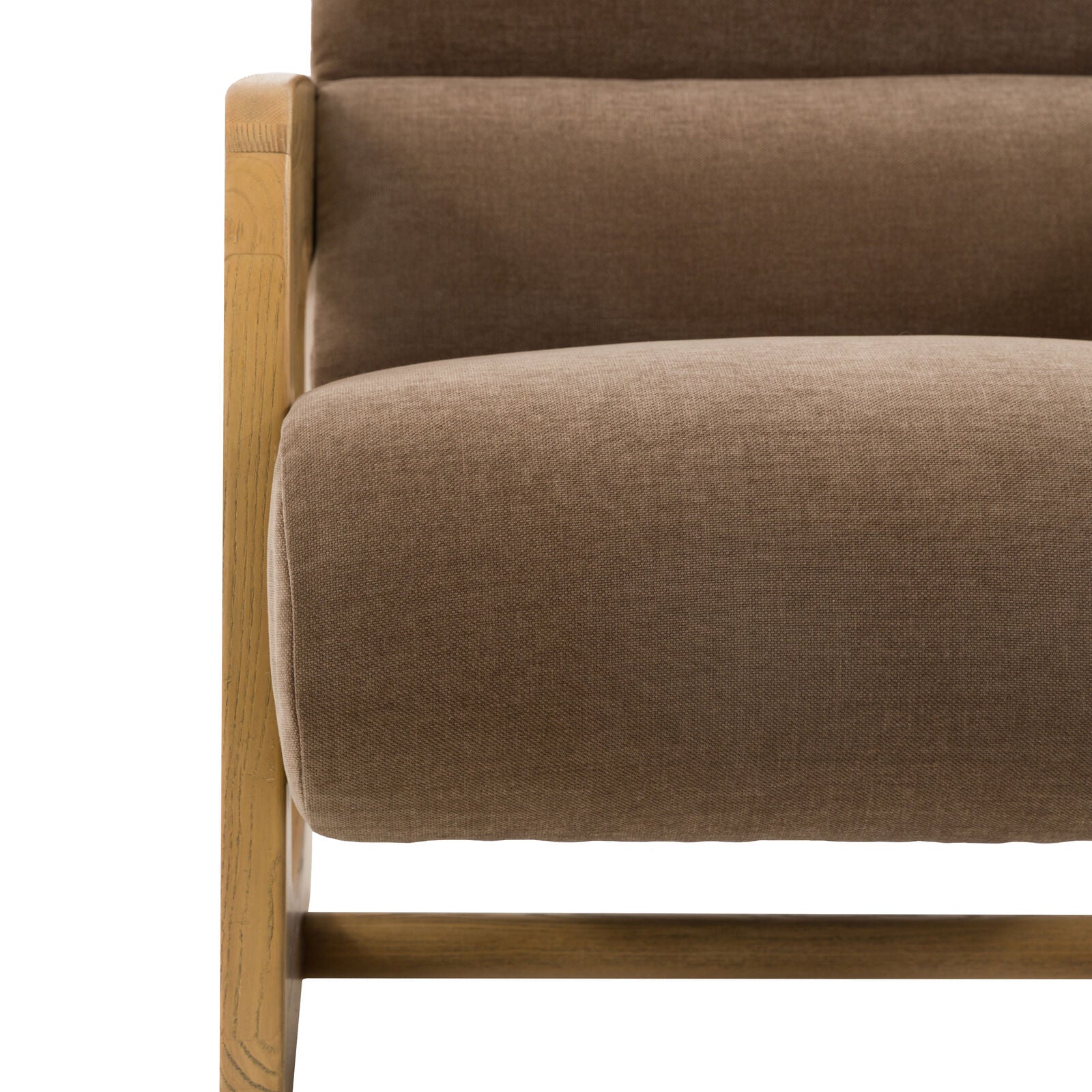 Marco Armchair in Verona Sepia Fabric | Bedroom & Reading Chair