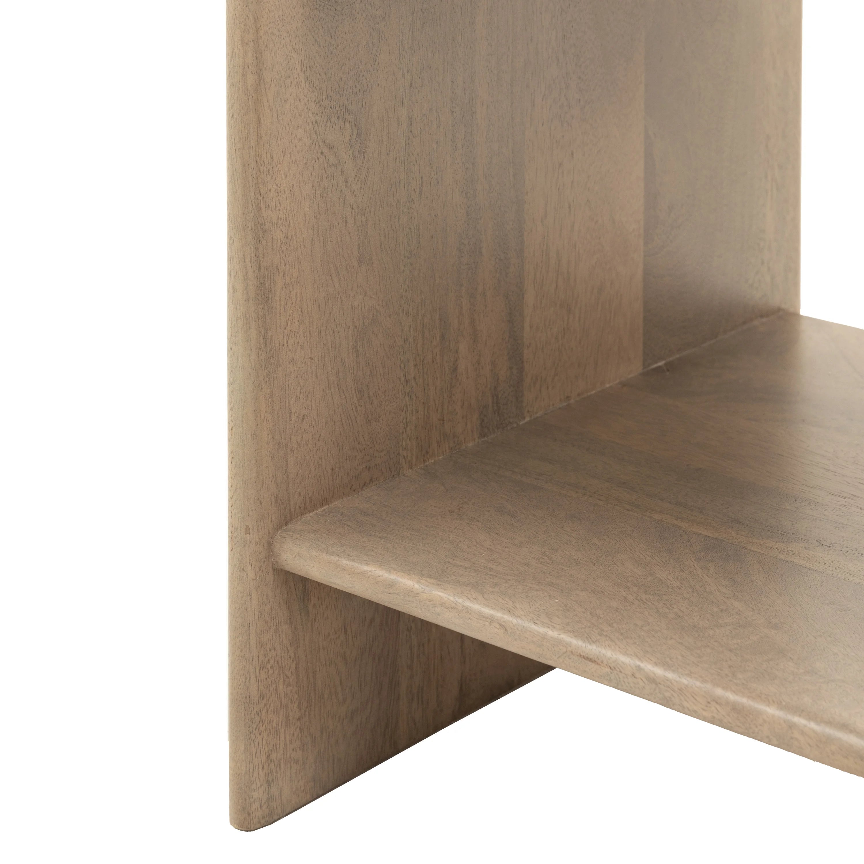 ROCCA Bedside Table | Solid Mango Wood Bedside with Drawer & Shelf
