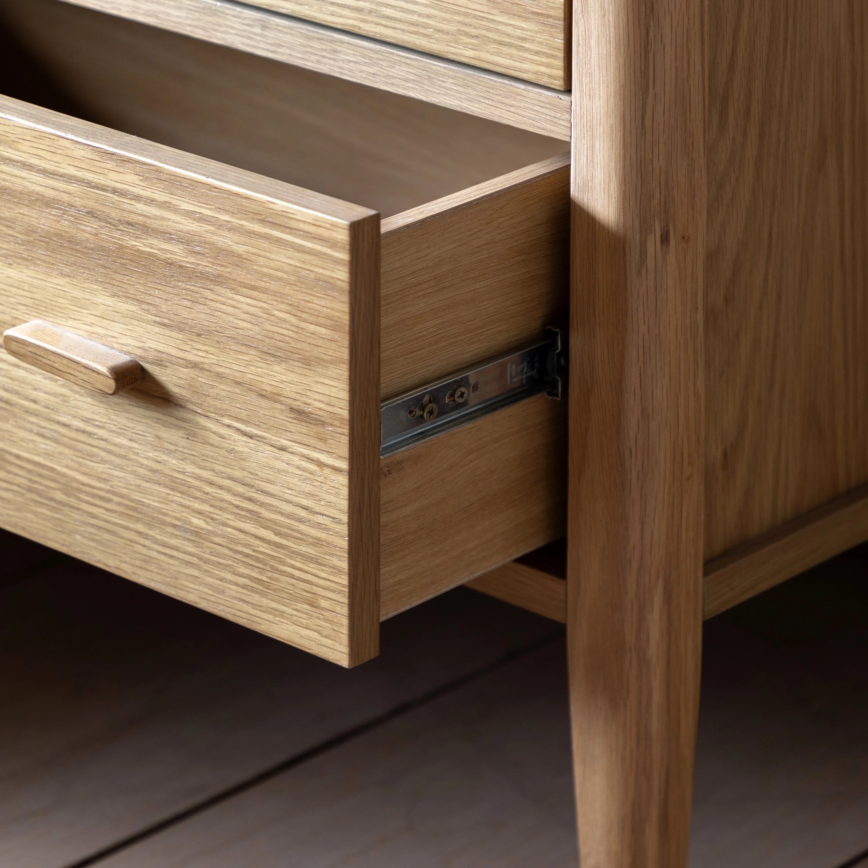 Hampton Natural Chest of Drawers | Wooden 3 Drawer Storage