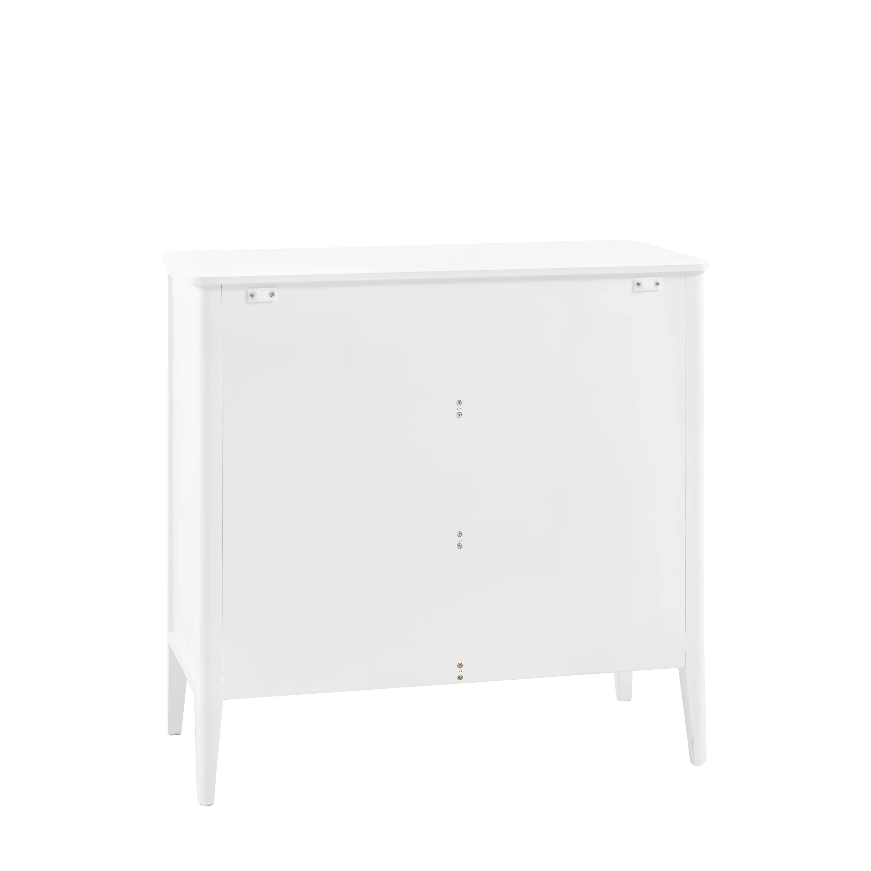 Alvar White Chest of Drawers | Modern 3 Drawer Storage
