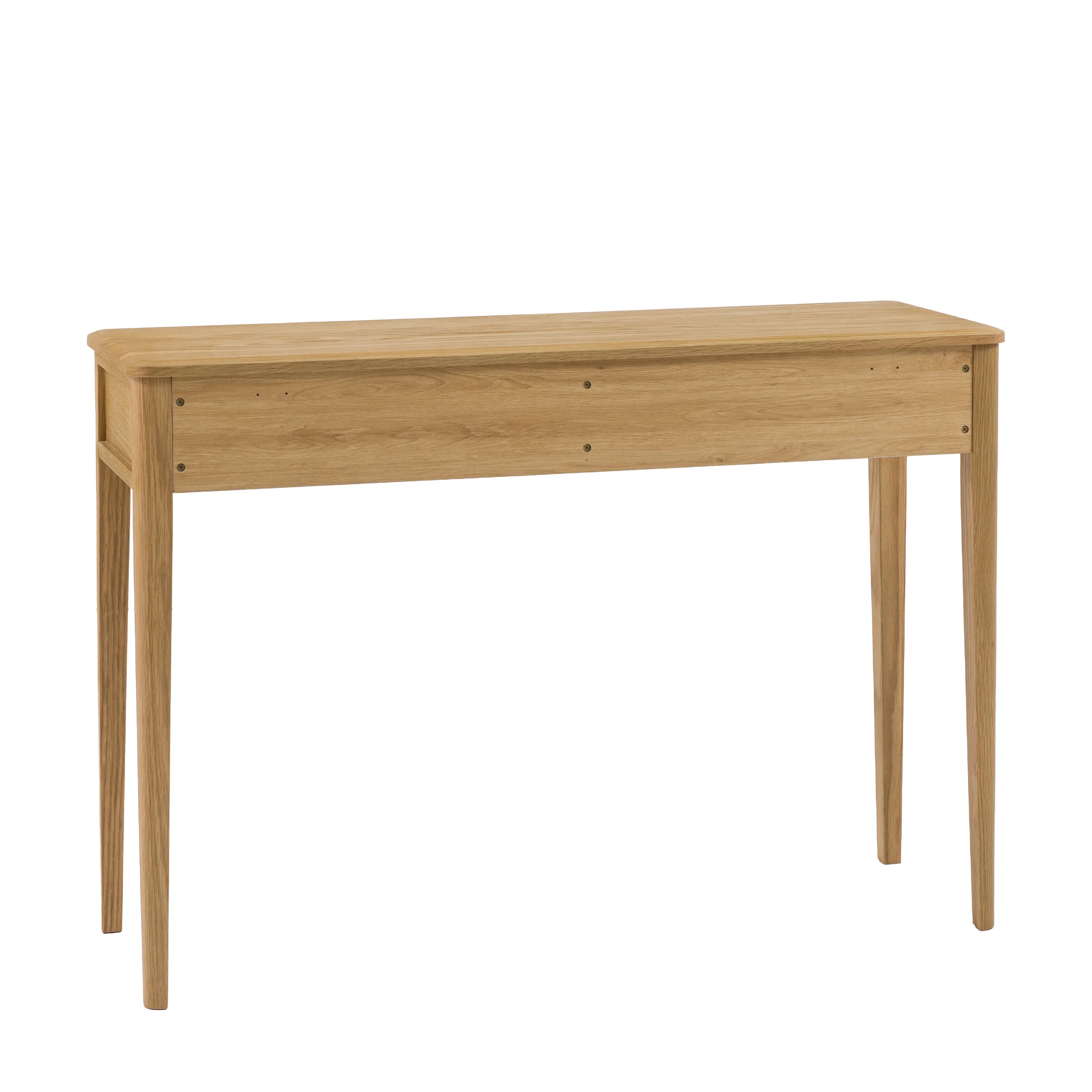 Hampton Natural Console Table | Slim 2 Drawer Hallway Table