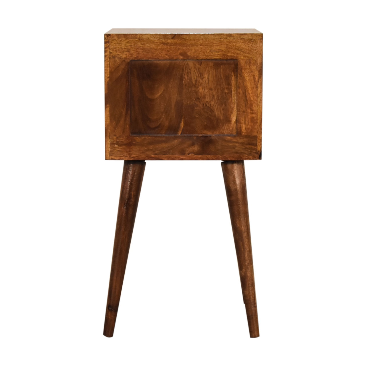 Small 2 Drawer Bedside Table 30cm – Solid Wood – Mini Blake