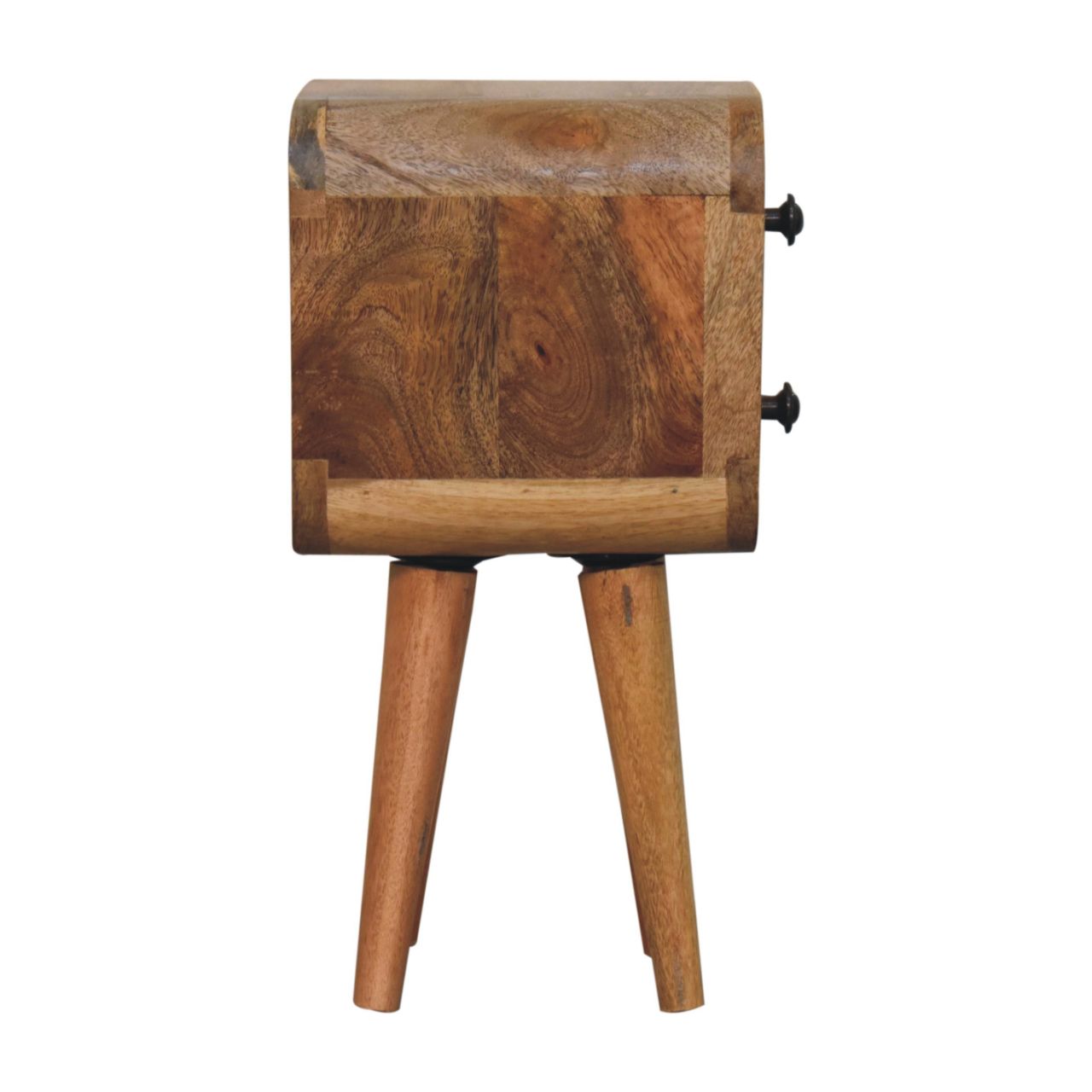 Modal 20cm Extra Narrow 2 Drawer Bedside Table