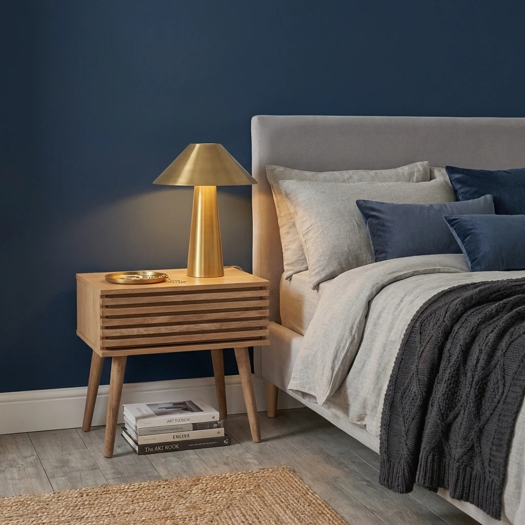 Isak Large Table Lamp – Brushed Aged Brass