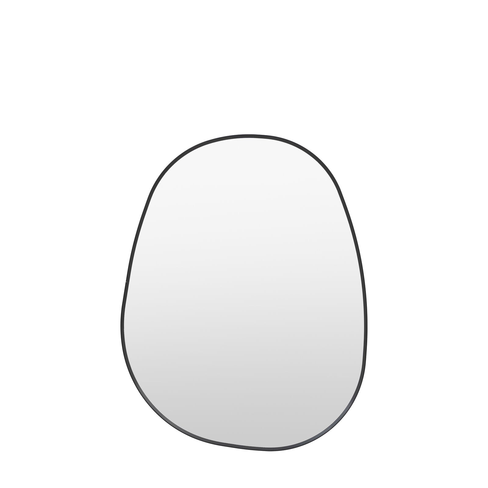 LOMA Medium Black Pebble Mirror | malletandplane.com