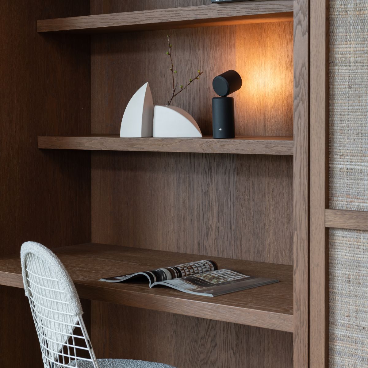 Milan Rechargeable Table & Wall Lamp - Black