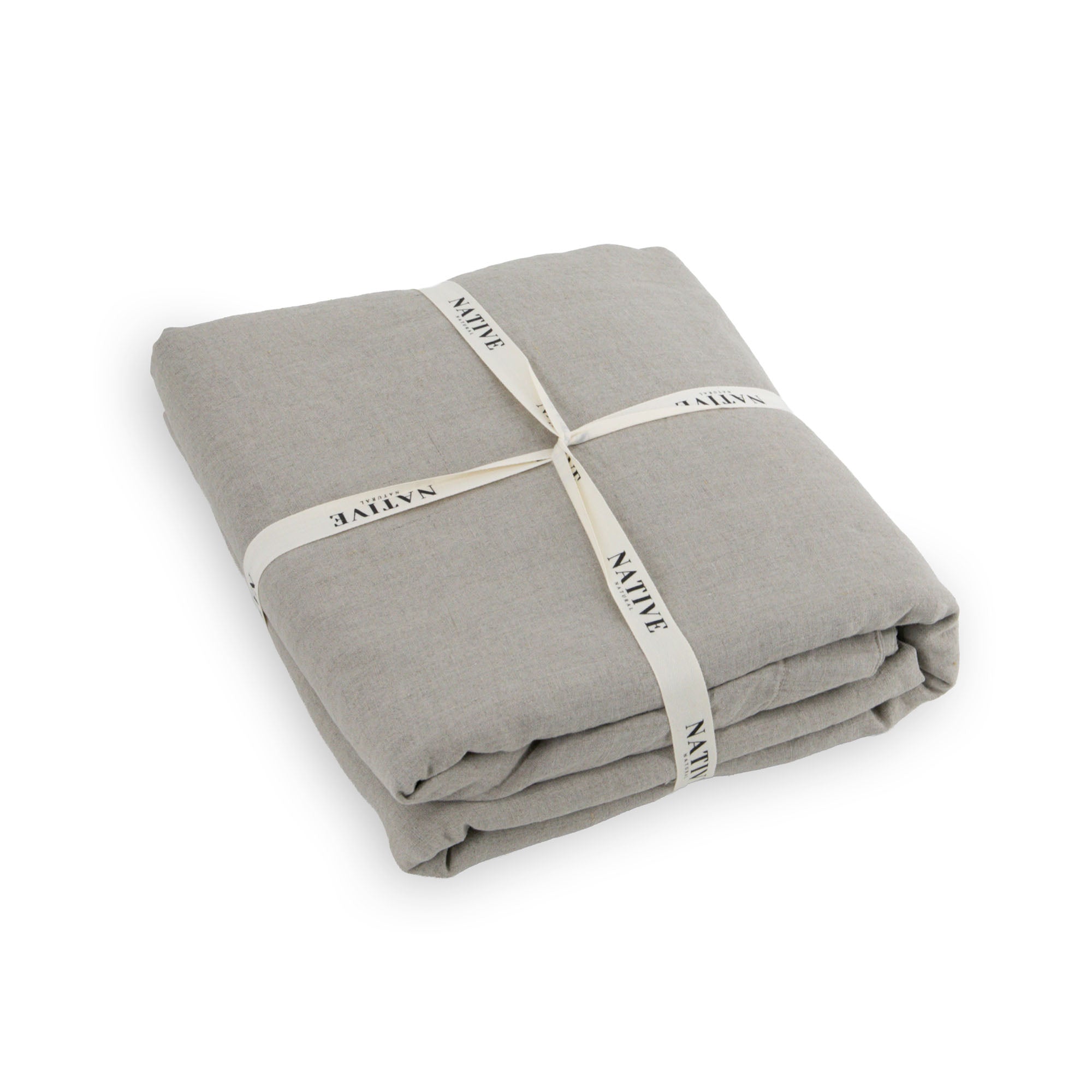 Native Linen Super King Duvet Cover – Oat | malletandplane.com