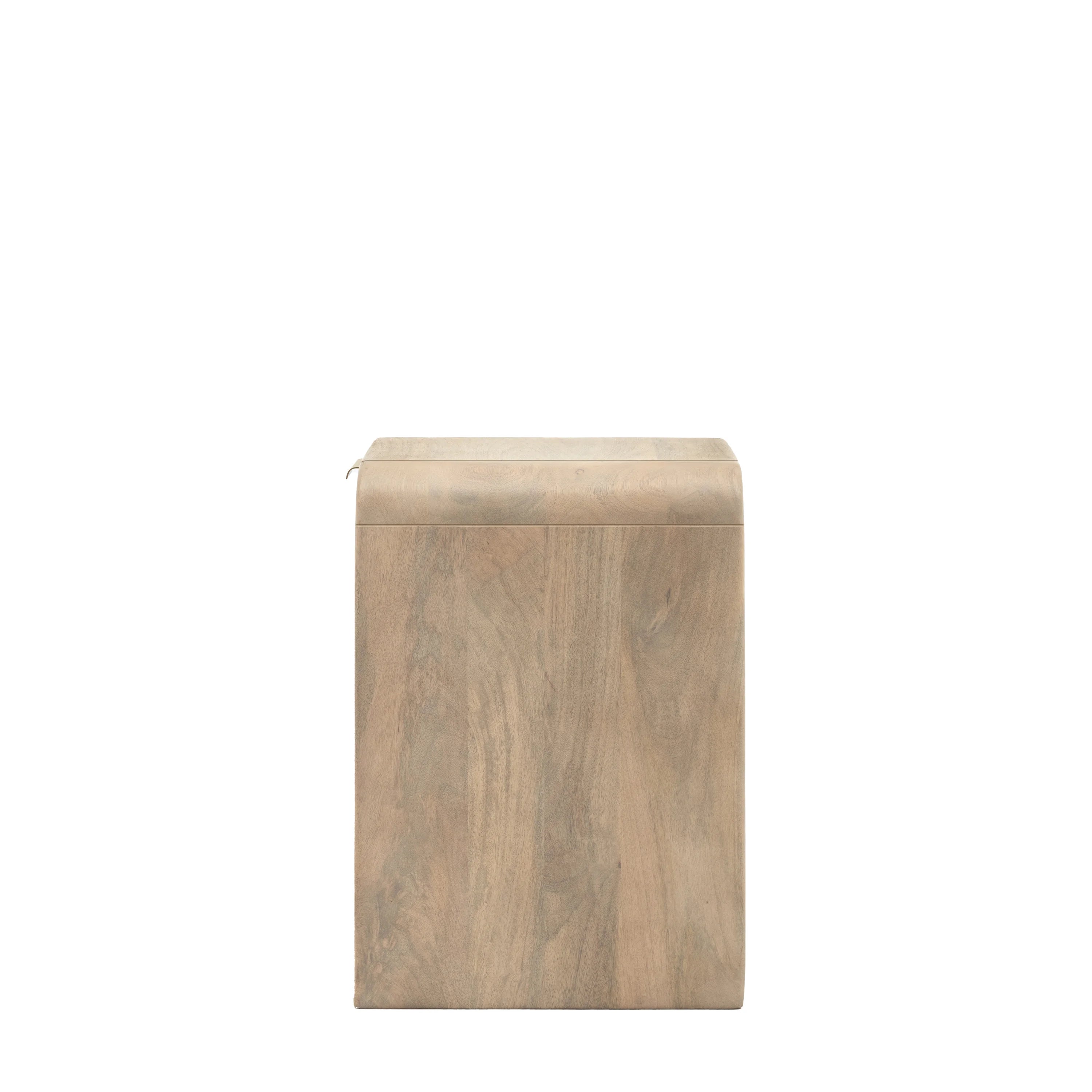 Rocca Slim Bedside Table – Solid Mango Wood – Narrow 35cm | Mallet & Plane
