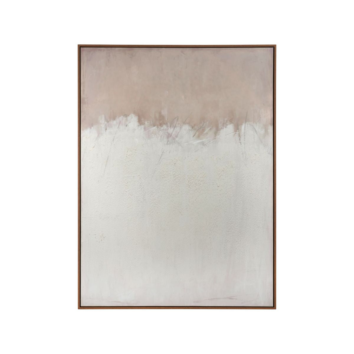 SOFT FORM – Abstract Canvas with Natural Frame
