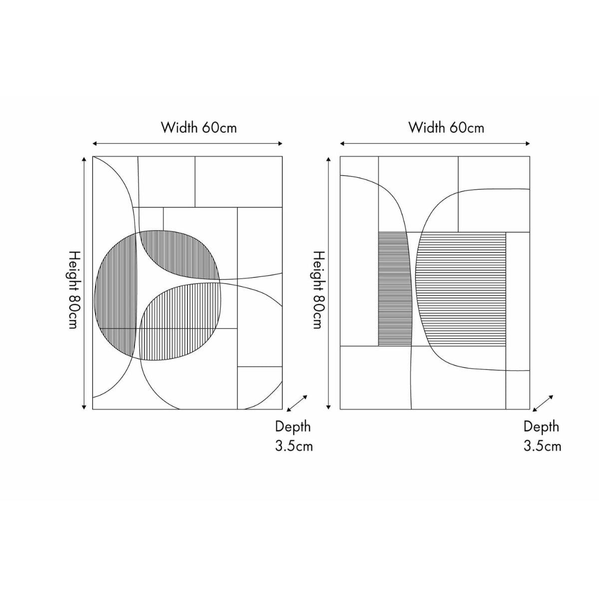 TEXTURE Wooden Wall Panels – Set of Two