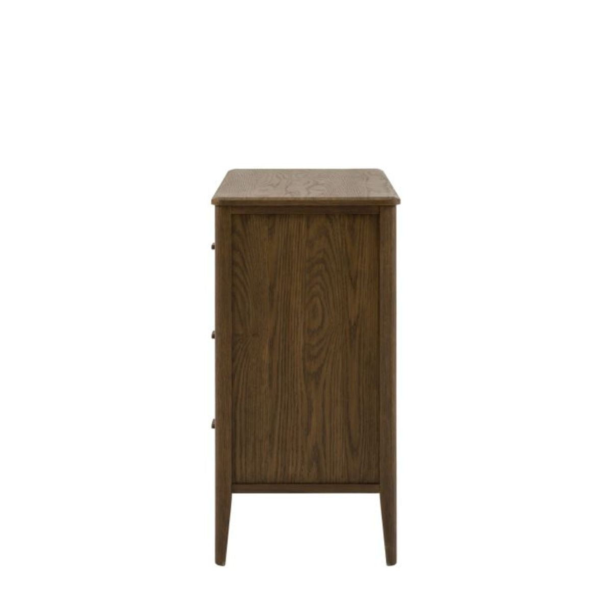 Torsten Walnut 3 Drawer Chest of Drawers | malletandplane.com