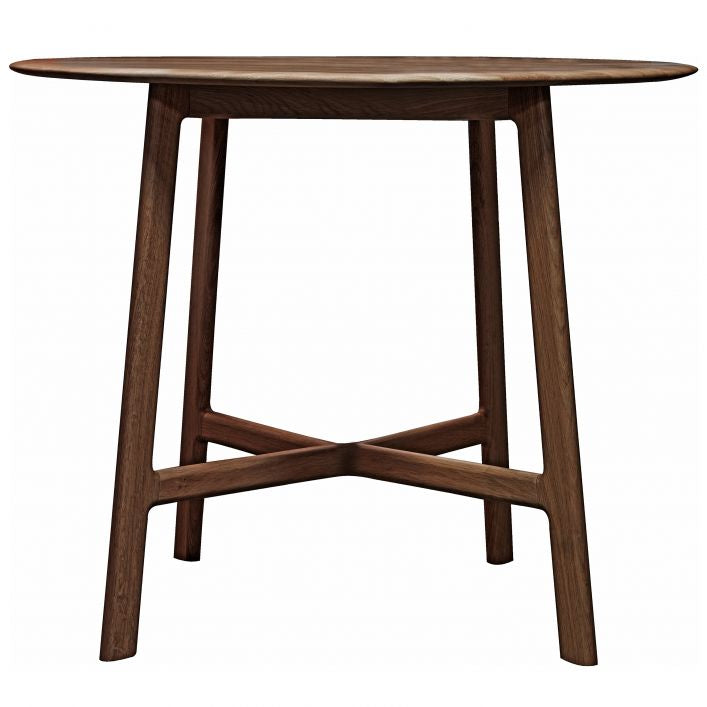 CADIZ solid walnut 4 seater round dining table | malletandplane.com