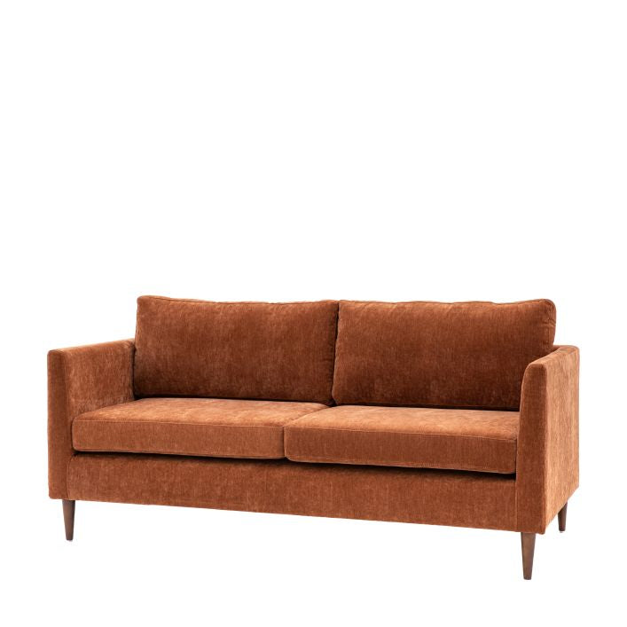 Chester contemporary style 3 seater sofa with 3 fabric options | malletandplane.com