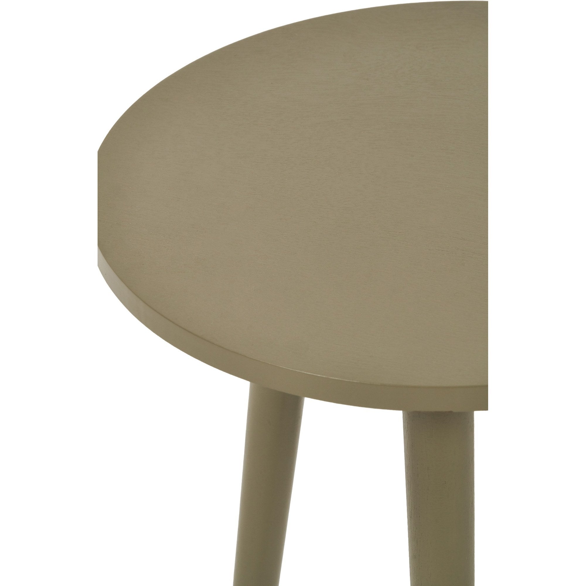 Croft Olive Round 40cm Bedside Table