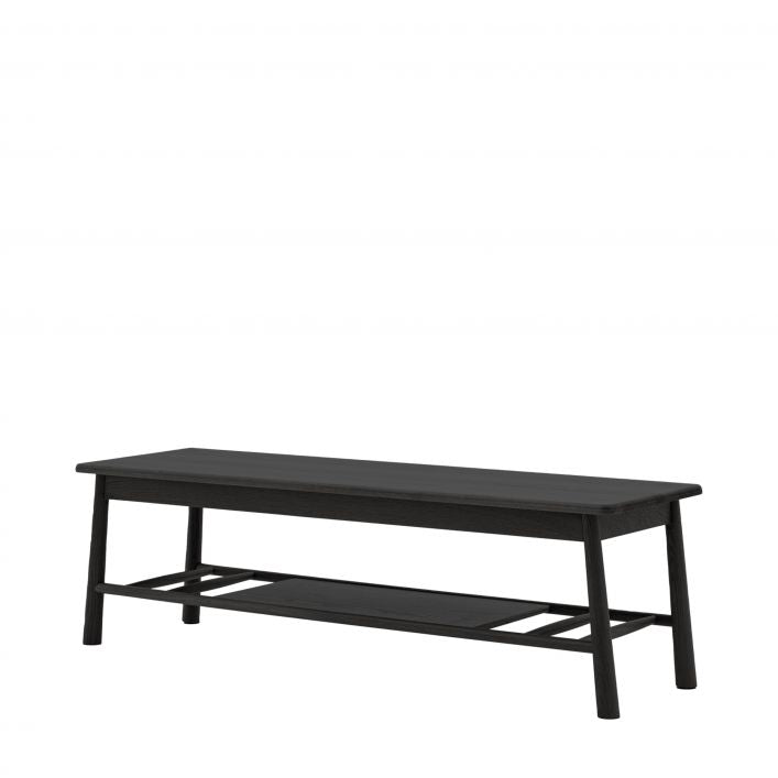 Axel Nordic TV Stand in Black or Natural Oak Finish | MalletandPlane.com