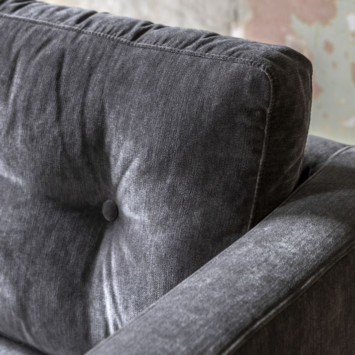 Chelsea charcoal 2 seater sofa | malletandplane.com