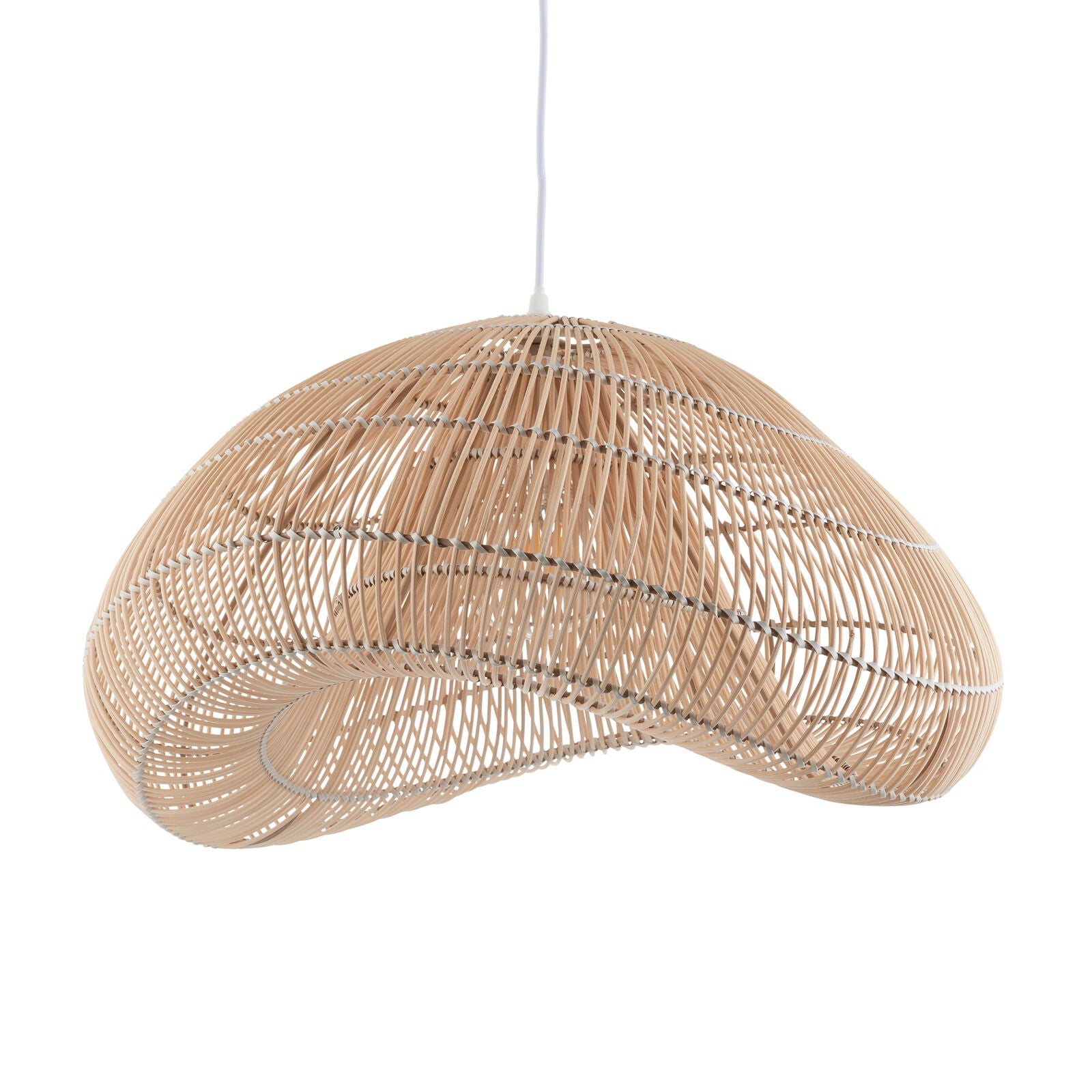 ARIA hand woven rattan pendant shade  |malletandplane.com