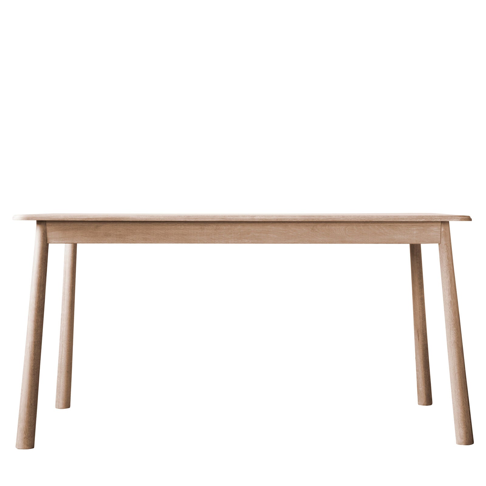 Axel natural oak rectangular dining table seating 4-6 people | malletndplane.com