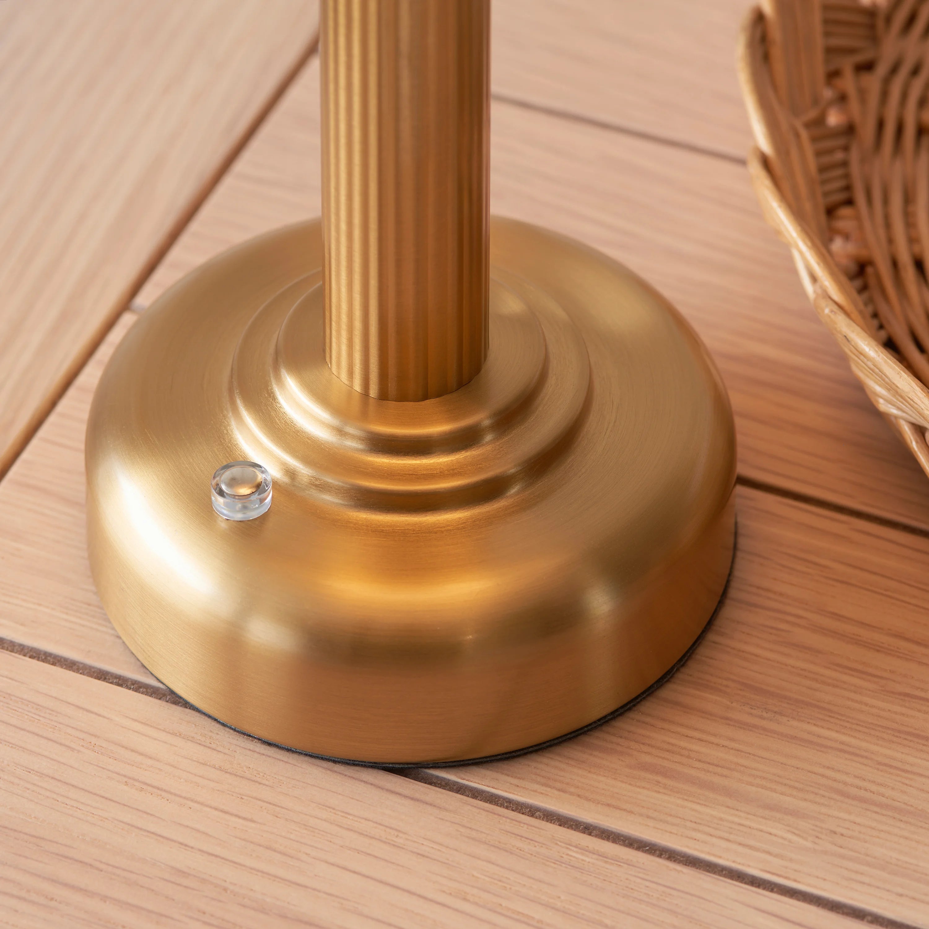 Rechargeable Bedside Lamp – Cordless – Bridport Warm Brass