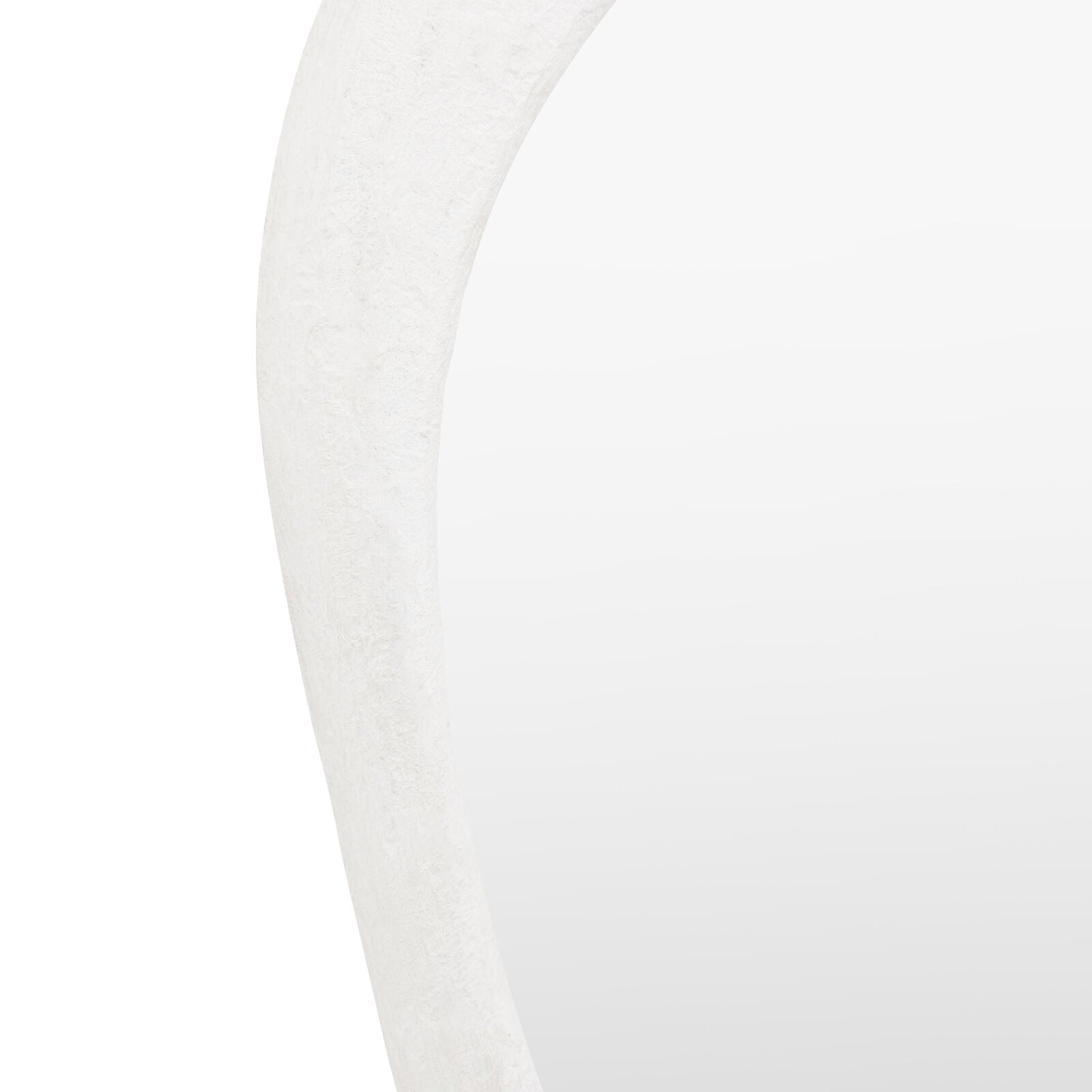 CASA Organic round wall mirror with concrete effect irregular frame | malletandplane.com