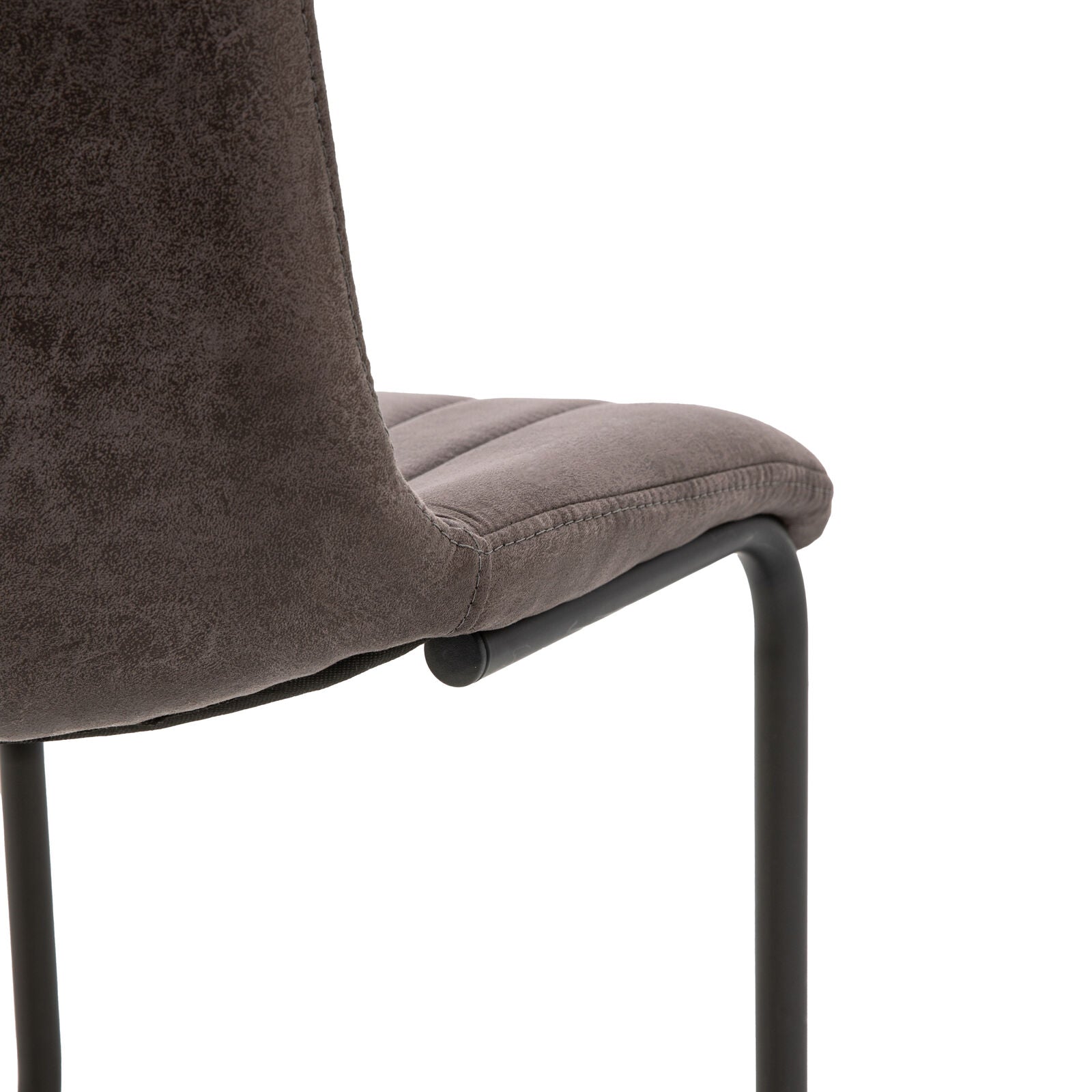 Danny set of 2 dining chairs upholstered in faux leather | malletandplane.com