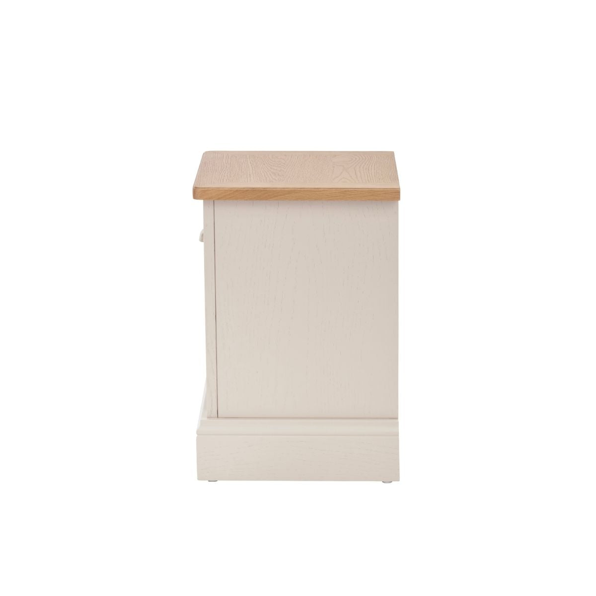 FAIRFORD Parchment & Oak Bedside Table | malletandplane.com
