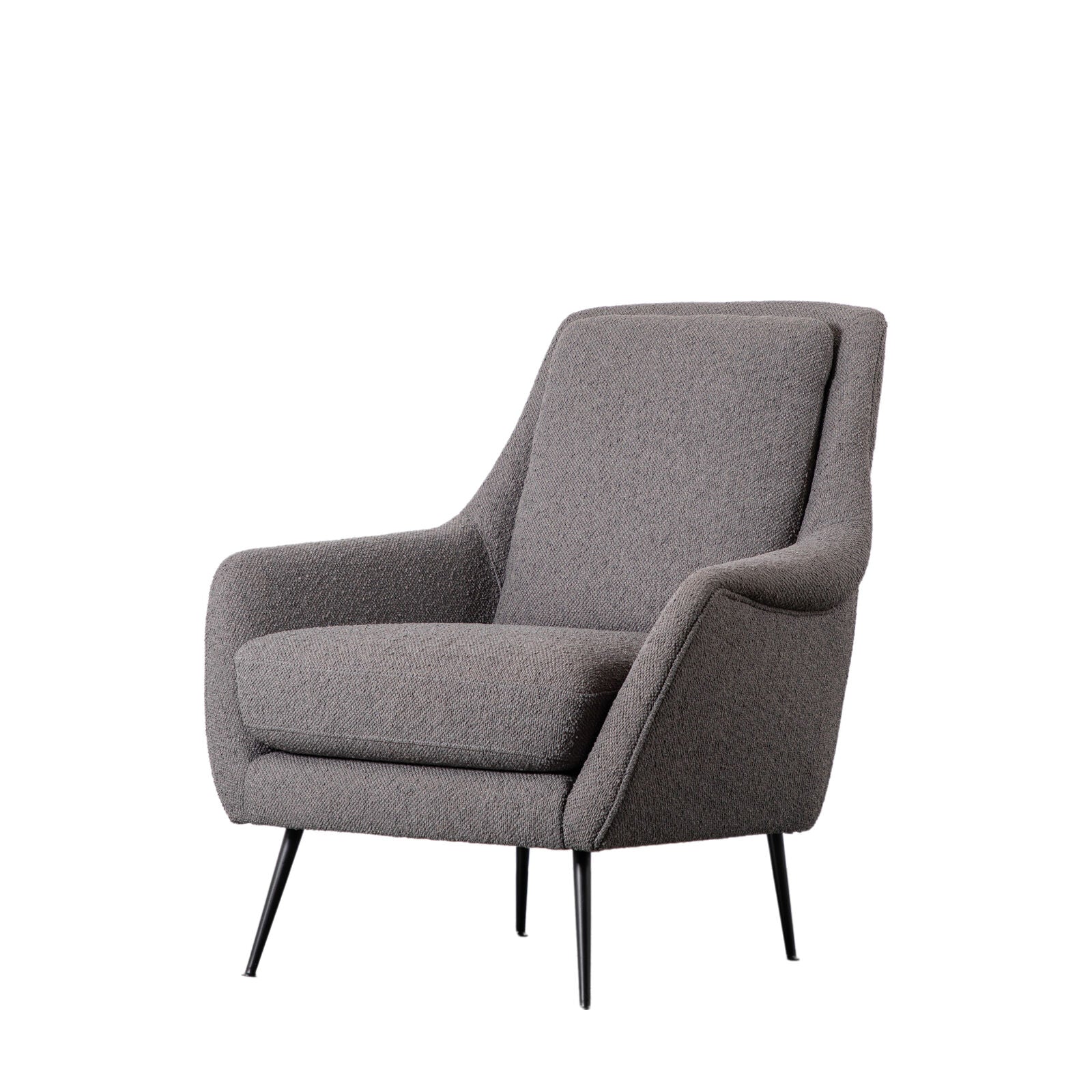 FRITH grey retro armchair | MalletandPlane.com