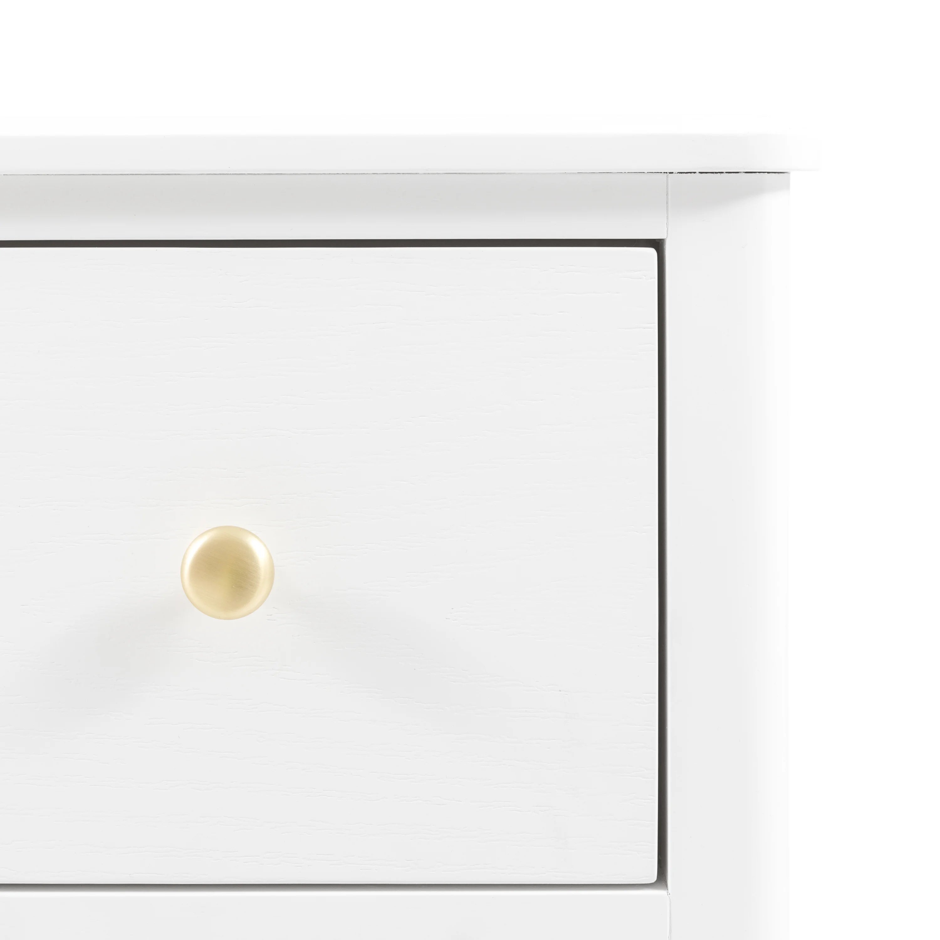 Alvar White Chest of Drawers | Modern 3 Drawer Storage