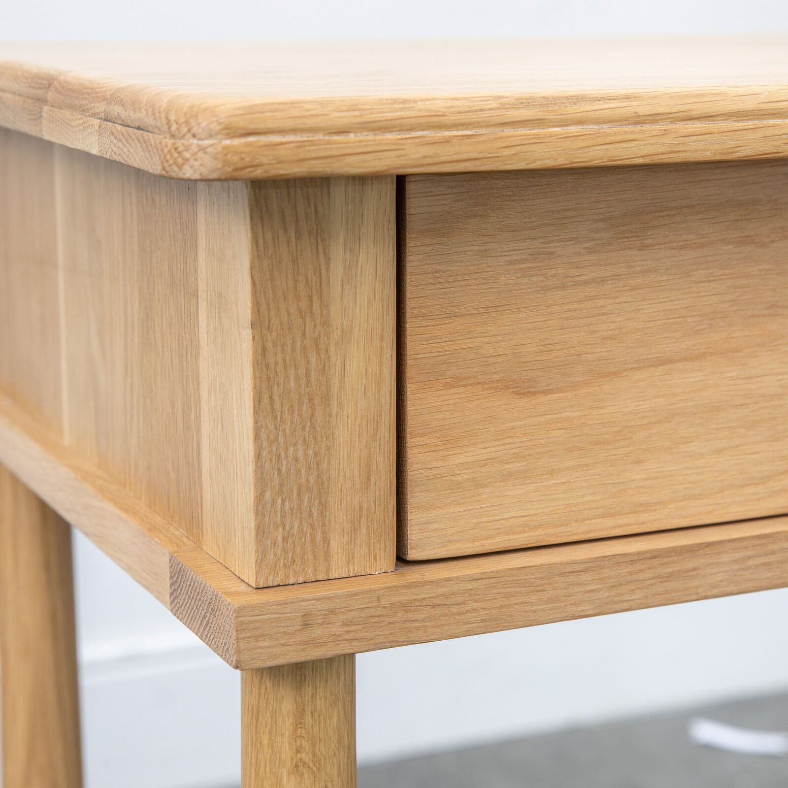 Axel natural oak 1 drawer dressing table | malletandplan.com