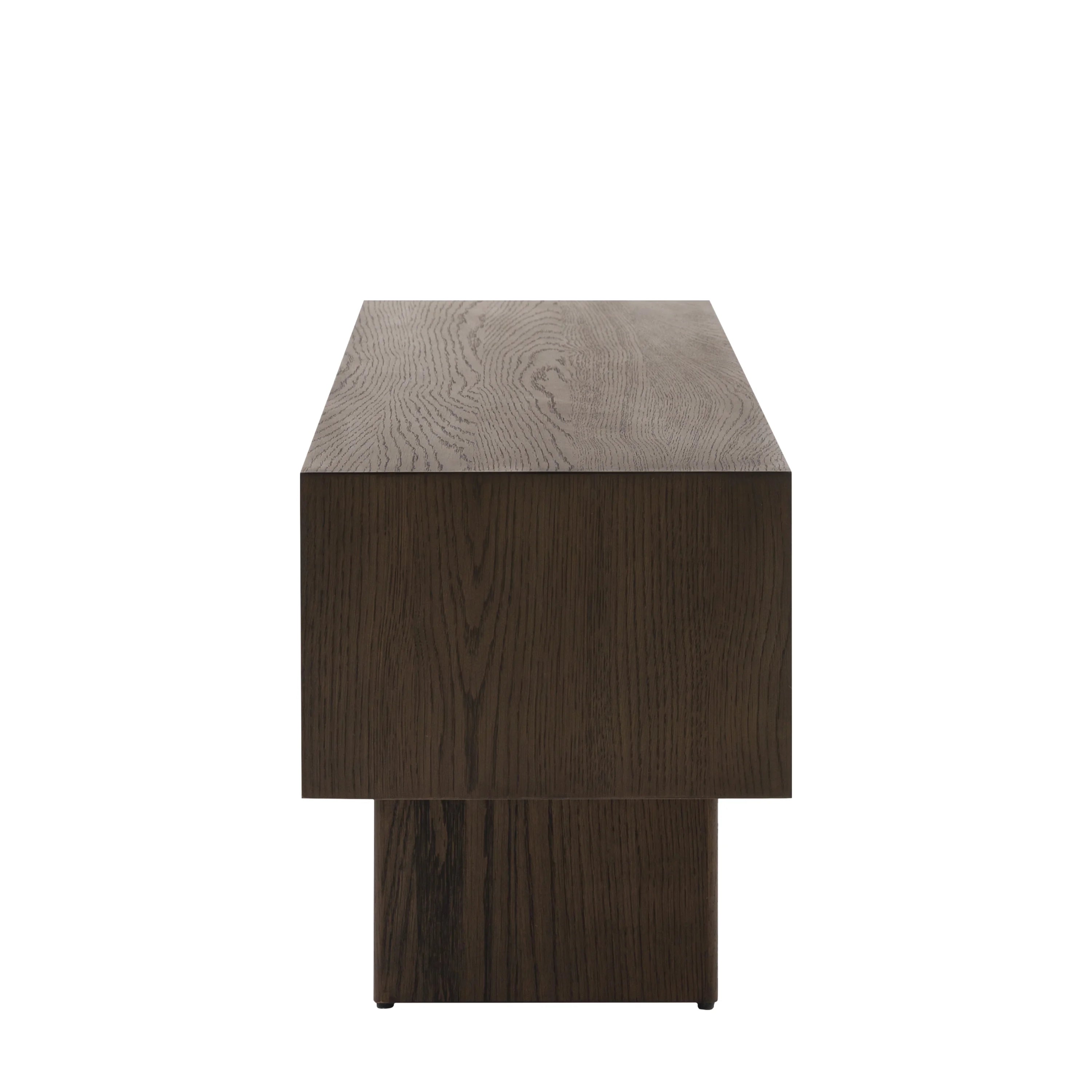 Onda 180cm Oak TV Unit – Slatted Wood + White Glove Delivery