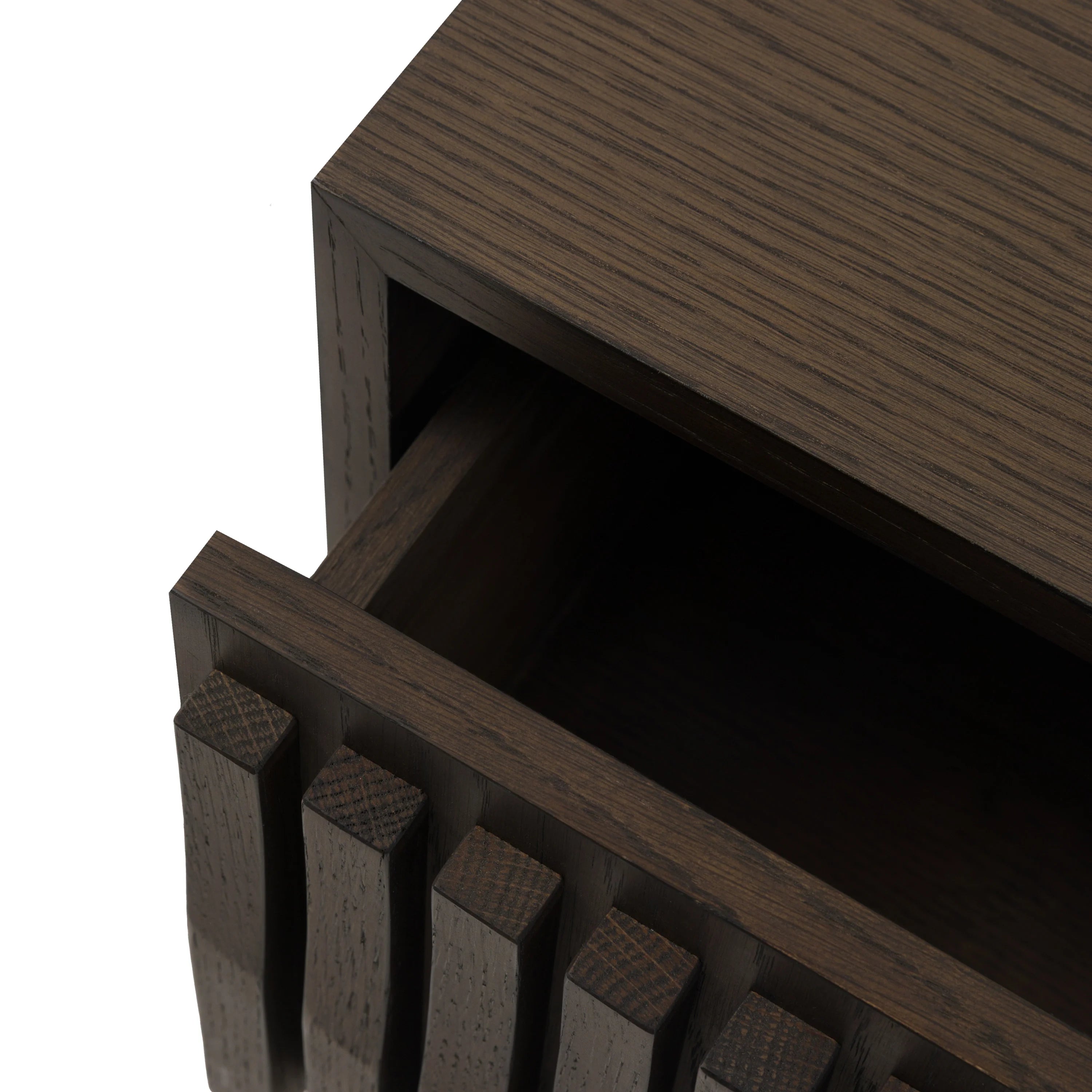 Onda 180cm Oak TV Unit – Slatted Wood + White Glove Delivery