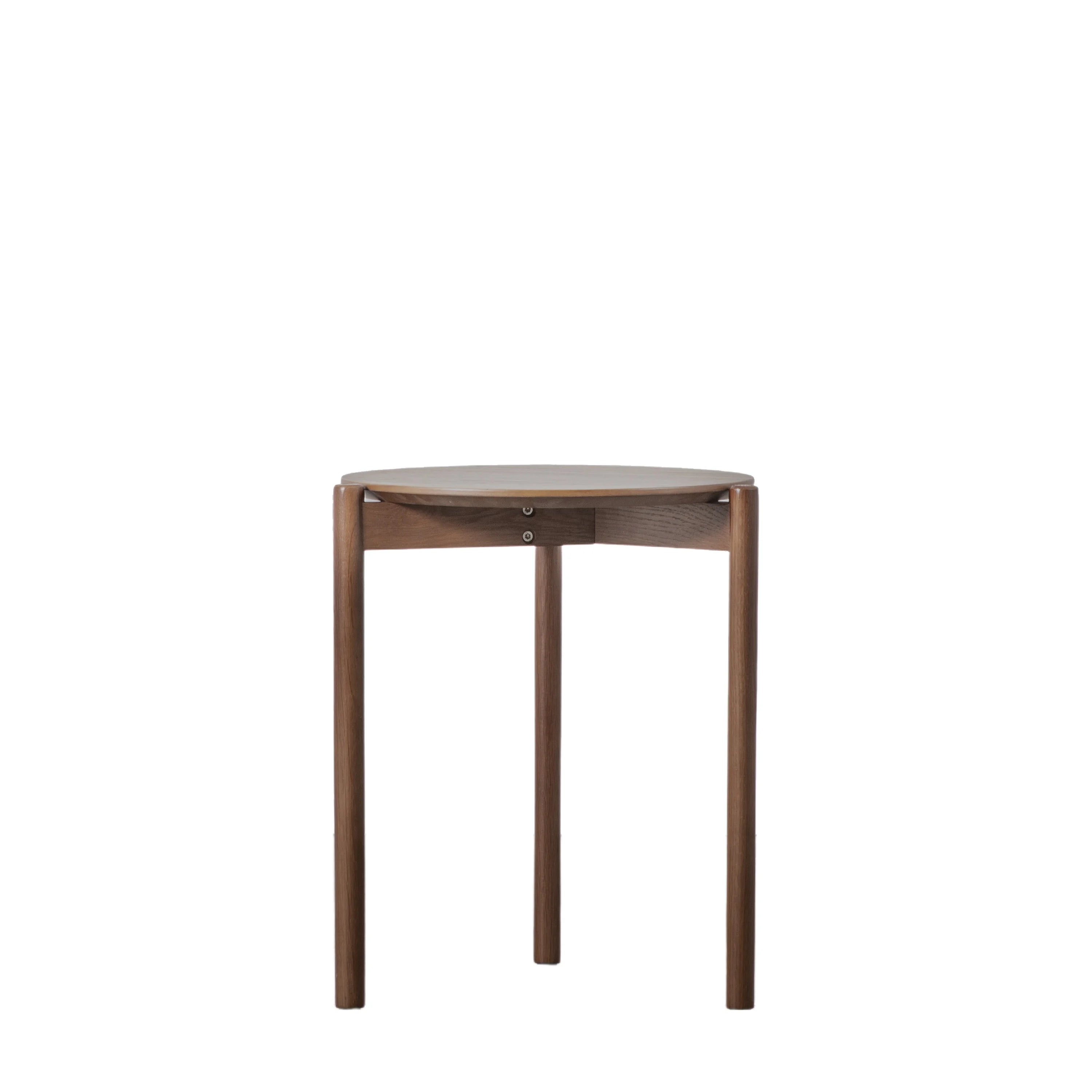 Walnut Bedside Table 40cm – HARROW Simple Bedside