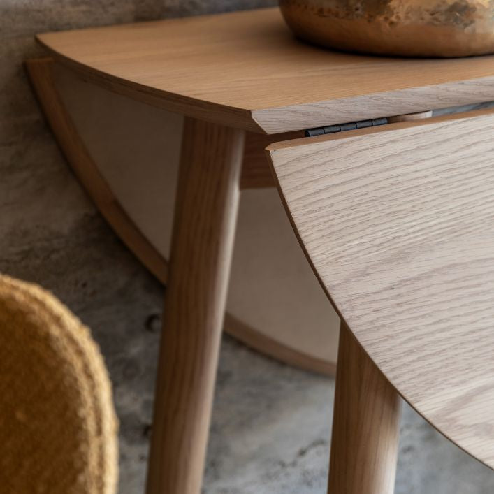 HATFIELD Folding Dining Table—a stylish, space-saving, and highly functional piece