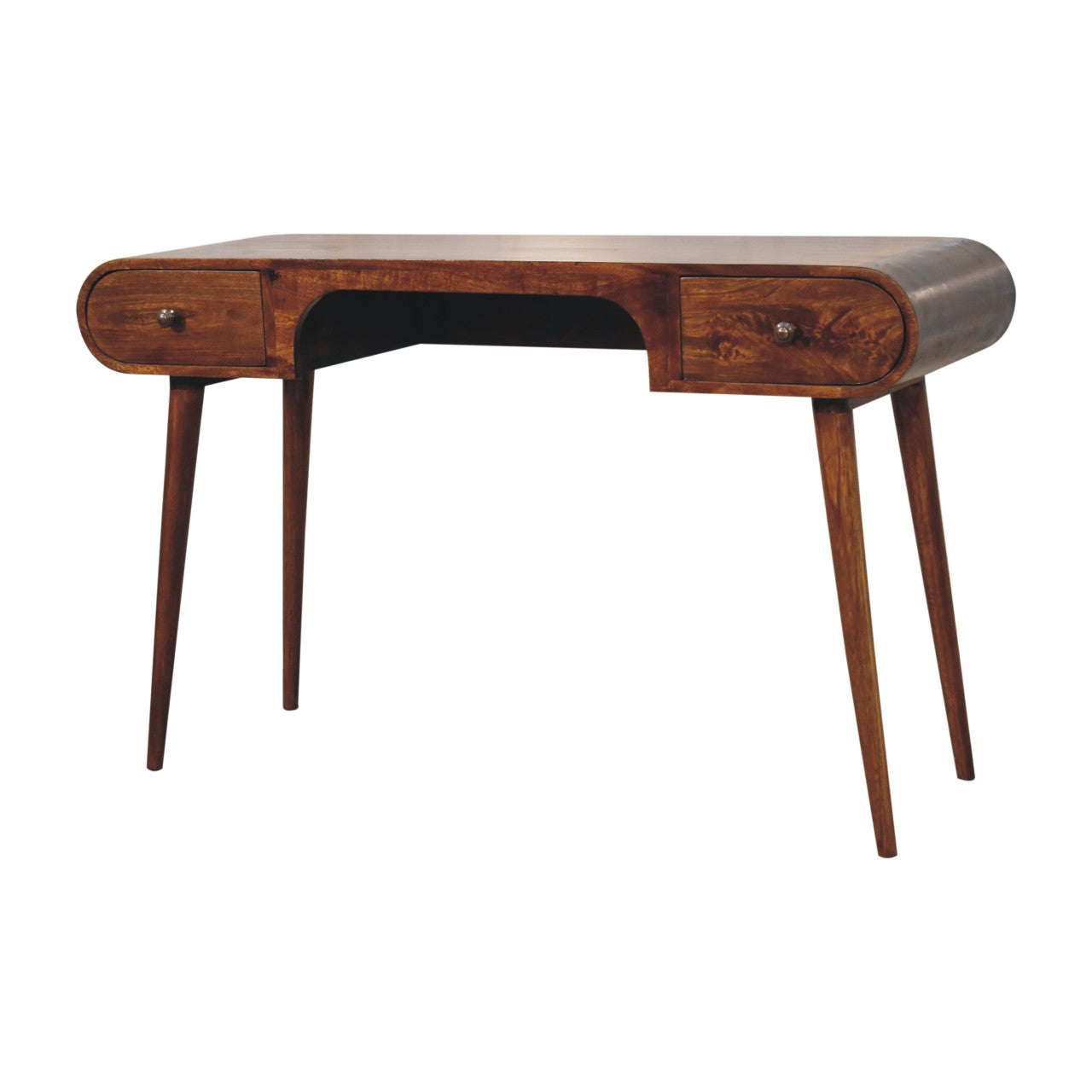 Solid Wood Writing Desk with Drawers | Greenwich Desk