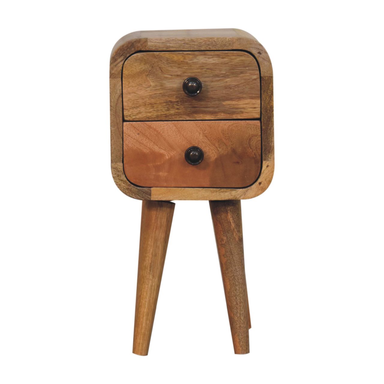 Modal 20cm Extra Narrow 2 Drawer Bedside Table