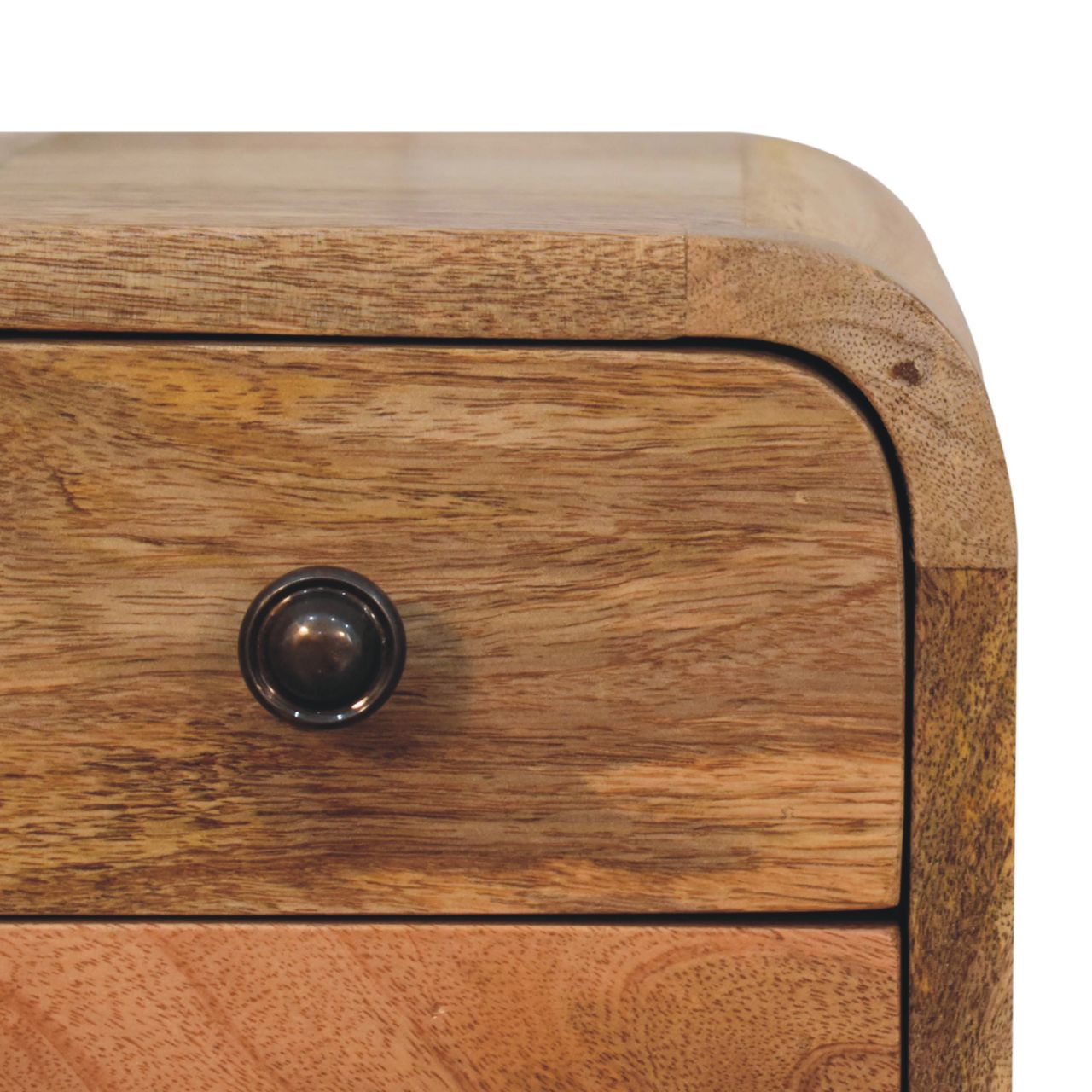 Modal 20cm Extra Narrow 2 Drawer Bedside Table