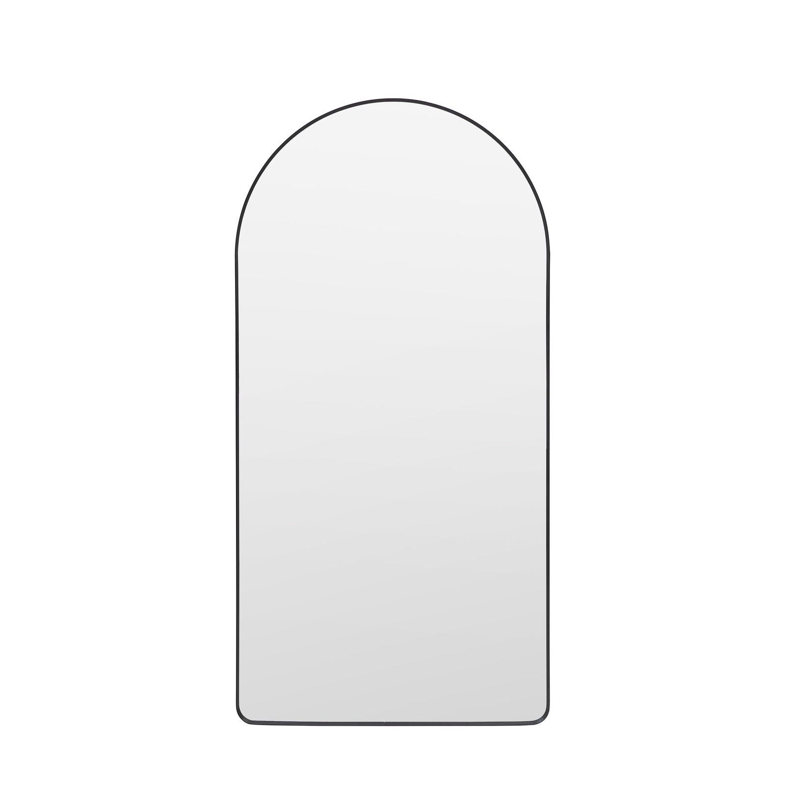 LOMA Arched Leaner Mirror – Black Metal Full-Length Mirror | malletandplane.com