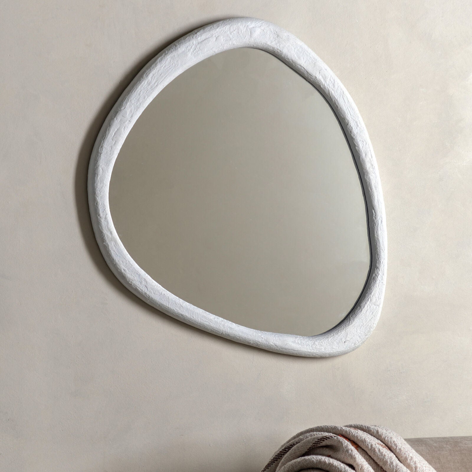 MAISON organic pebble shaped wall mirror | malletandplane.com