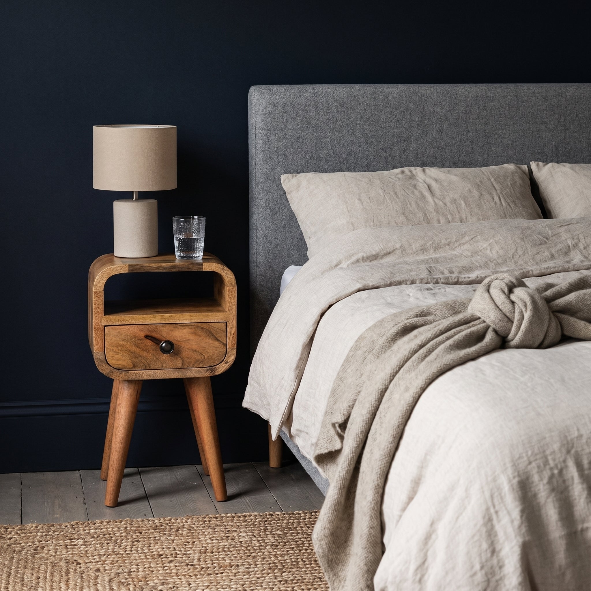 Modal 20cm Extra Narrow Bedside Table