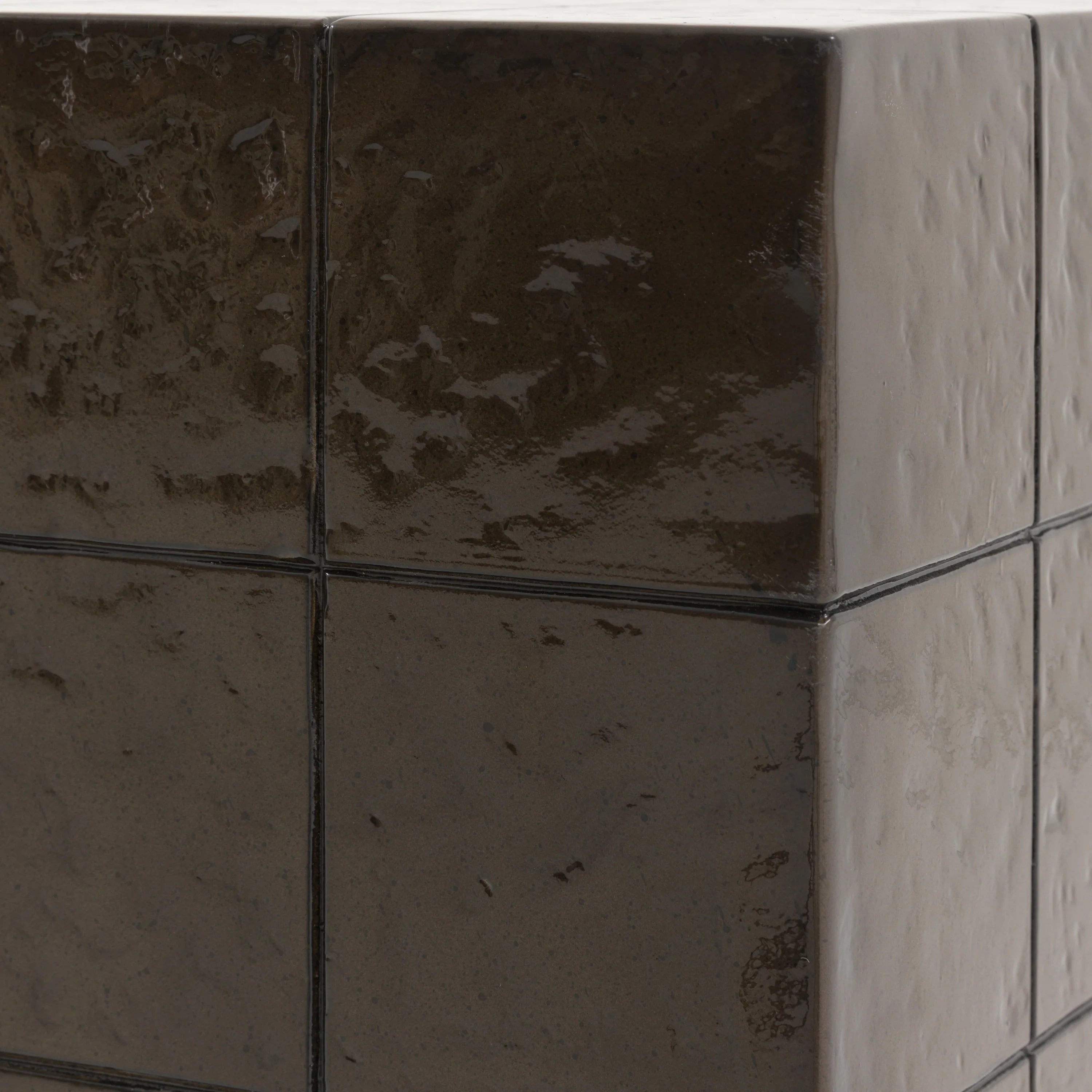 Nero Block Bedside Table