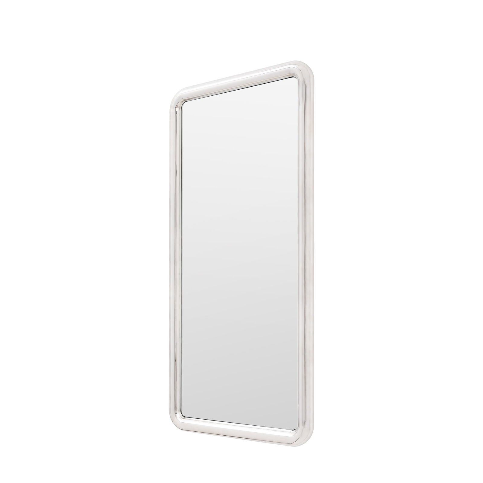 ORBIT Leaner Mirror – Chrome Frame Modern Floor Mirror | malletandplane.com