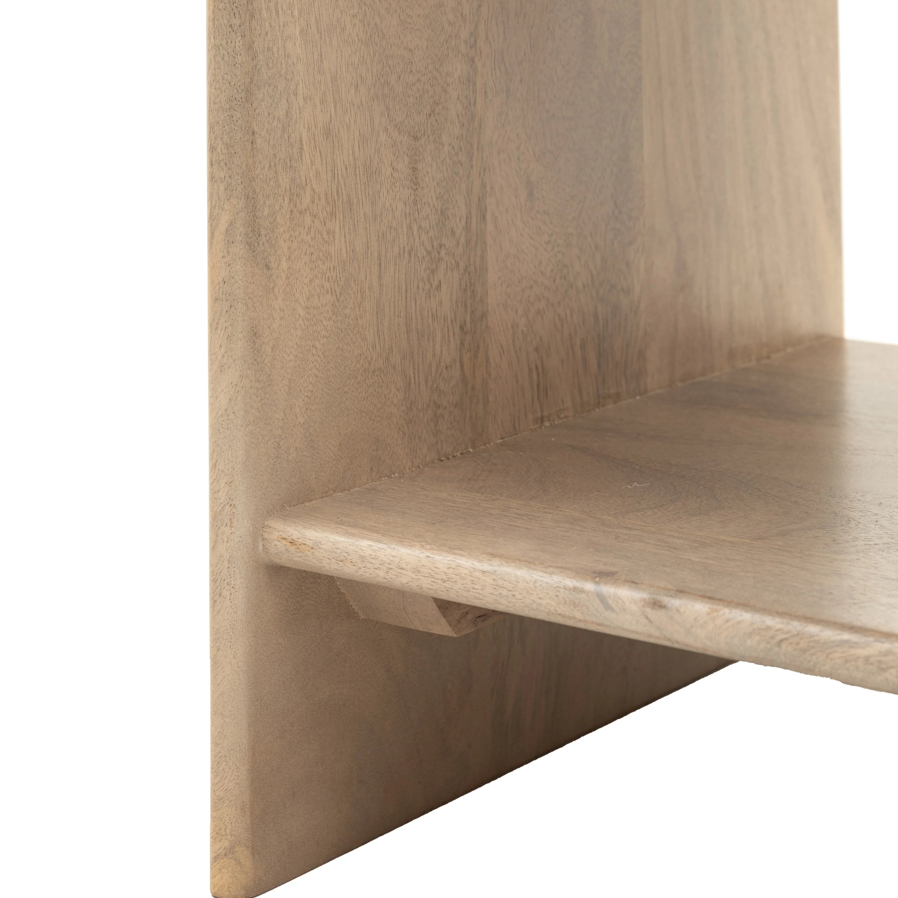 Rocca Slim Bedside Table – Solid Mango Wood – Narrow 35cm | Mallet & Plane