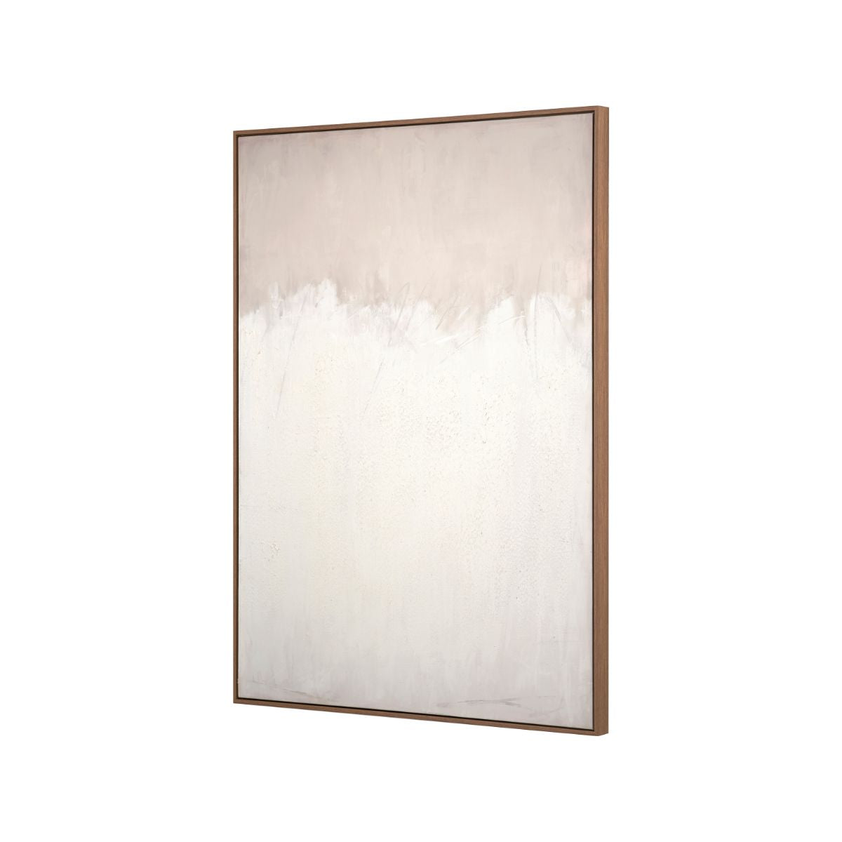 SOFT FORM – Abstract Canvas with Natural Frame