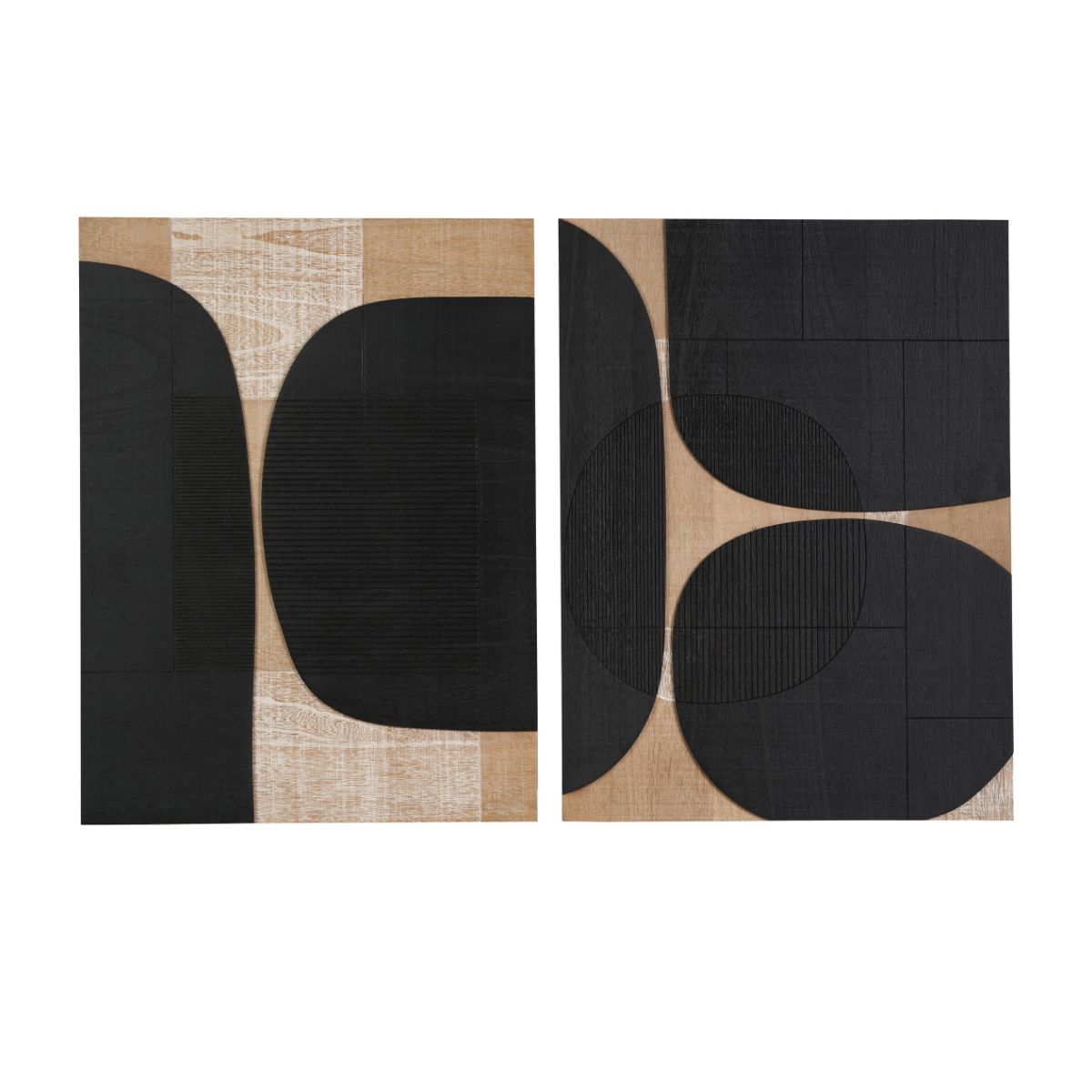 TEXTURE Wooden Wall Panels – Set of Two