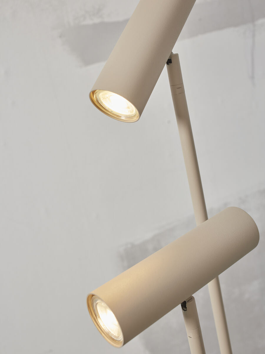 Havana twin floor lamp in stylish sand finish by It'sAboutRomi | malletandplane.com