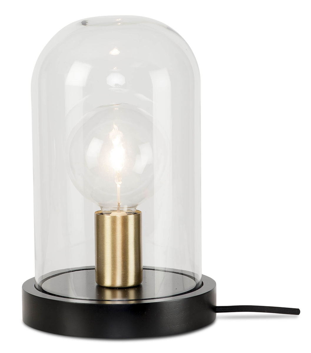 Seattle vintage style table lamp with glass dome cover | malletandplane.com