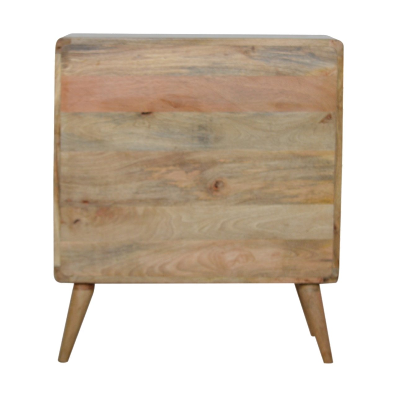 Modal Handmade solid wood chest of 3 drawers in an oak-ish natural finish | malletandplane.com