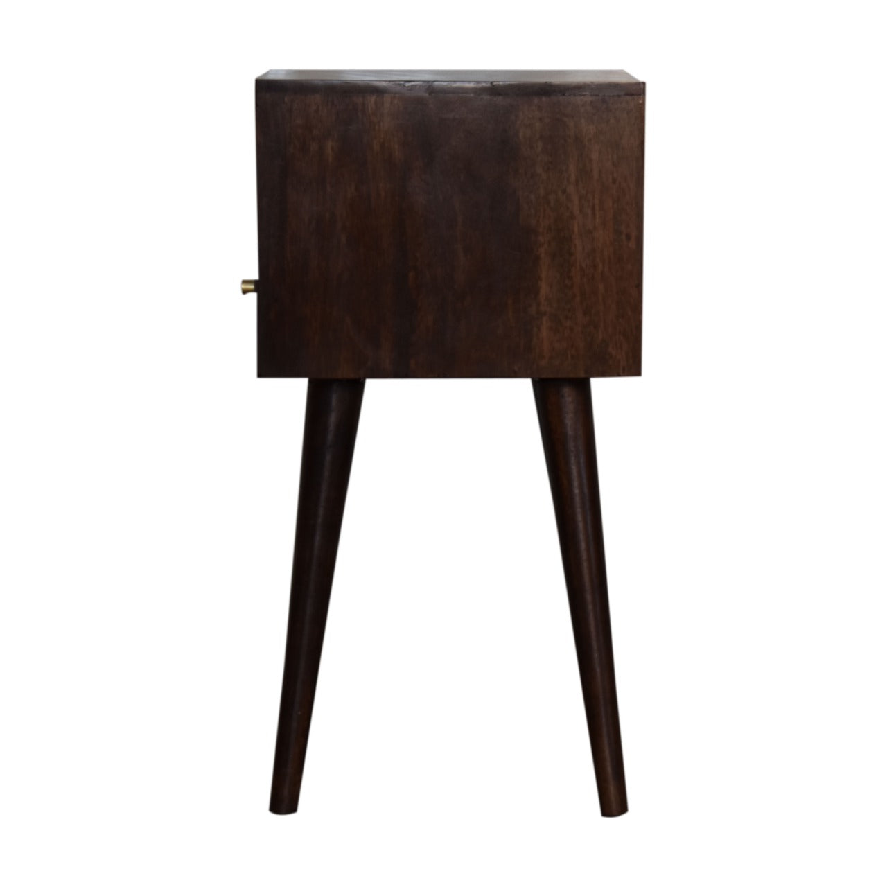 Ronan Slim Bedside Table in Walnut Finish  | malletandplane.com