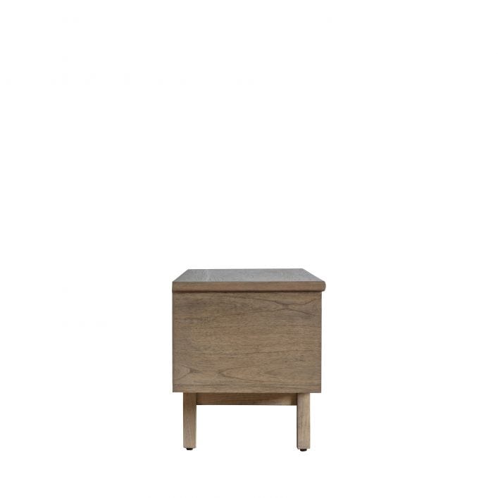 Haiku solid Mindi and Rattan Japandi Style Wood TV Stand  | MalletandPlane.com